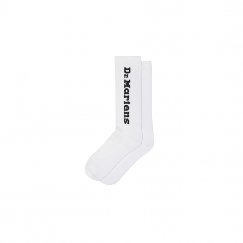DR MARTENS VERTICAL SOCK WHITE