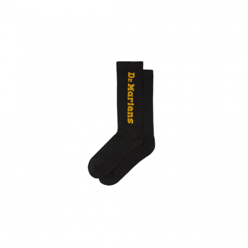 DR MARTENS VERTICAL SOCK BLACK