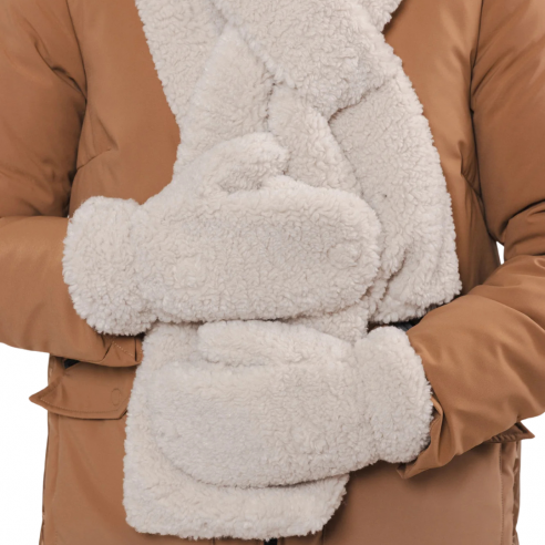 R&P ALEIDA BIRCH TEDDY GLOVES
