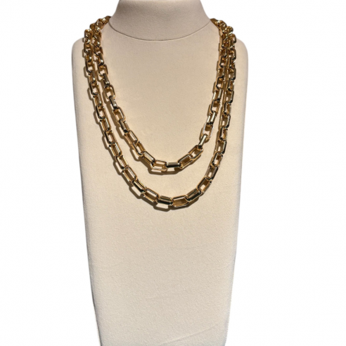 ALEVA' COLLANA FILICUDI ORO LUCIDO 120CM