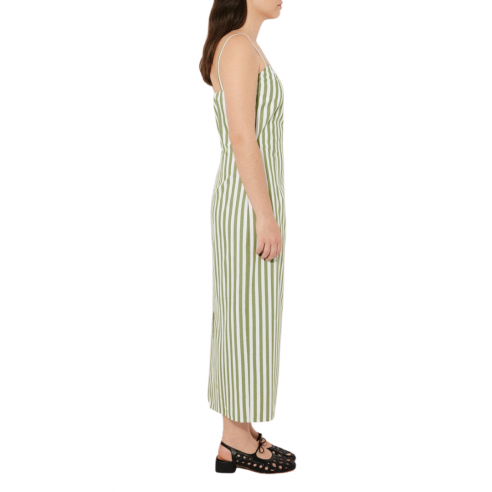 RITA ROW VIRIDIAN STRIPED MINI DRESS 2