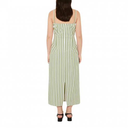 RITA ROW VIRIDIAN STRIPED MINI DRESS