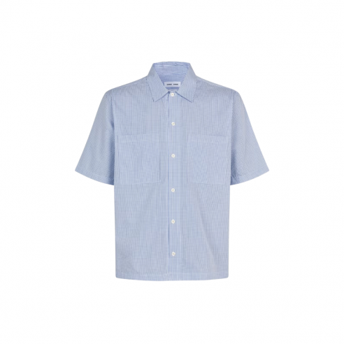 SAMSOE SAMSOE SAAYO ORION BLUE SHIRT
