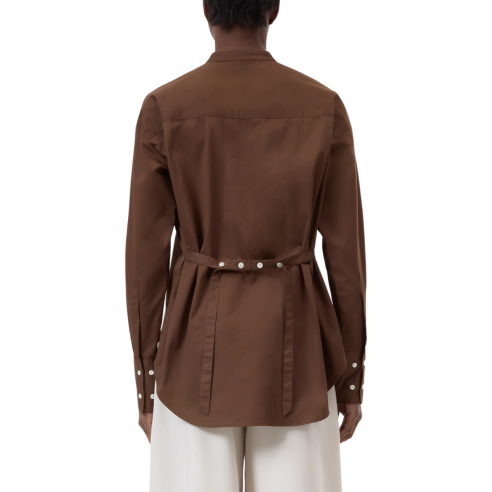 CLOSED BALTED SHIRT CACAO BROWN 2
