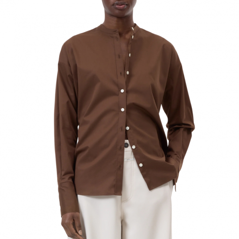 CLOSED BALTED SHIRT CACAO BROWN