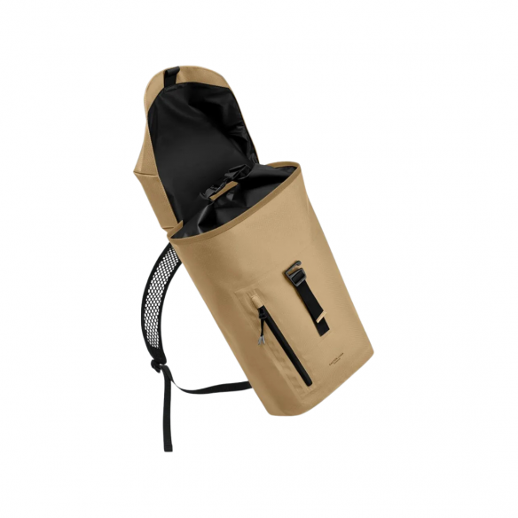 GASTON LUGA LIGHTWEIGHT DUOSEAL FLAP BACKPACK 14" LATTE