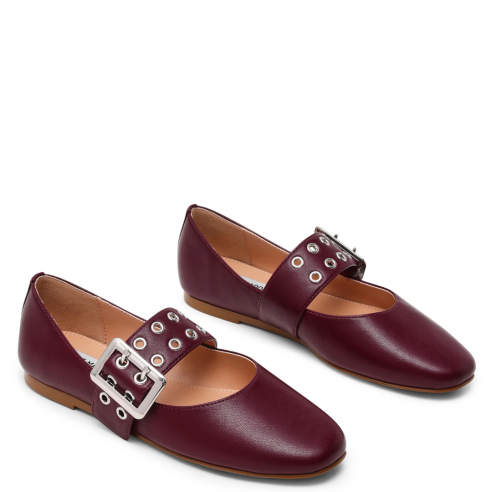 STEVE MADDEN ATLANTICA CHERRY LEATHER 2