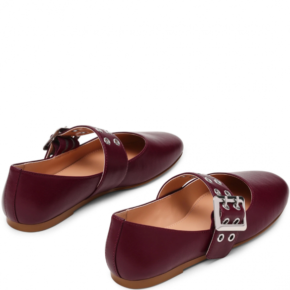 STEVE MADDEN ATLANTICA CHERRY LEATHER