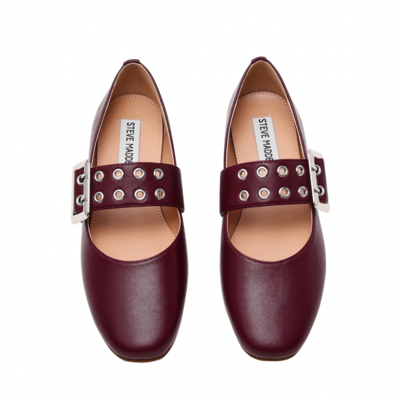 STEVE MADDEN ATLANTICA CHERRY LEATHER