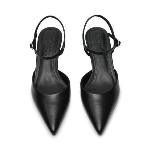 STEVE MADDEN ADELAIDE BLACK LEATHER