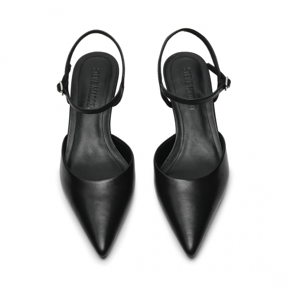 STEVE MADDEN ADELAIDE BLACK LEATHER