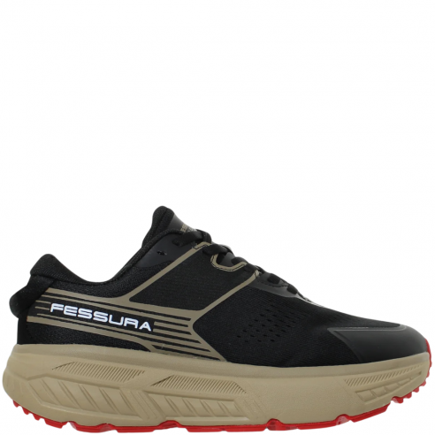 FESSURA TRA001 SHOES TRAIL VTR 04 BLACK-DUNE/LAND CHERRY