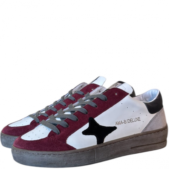 AMA BRAND 4351 SLAM BIANCO/BORDEAUX/GRIGIO