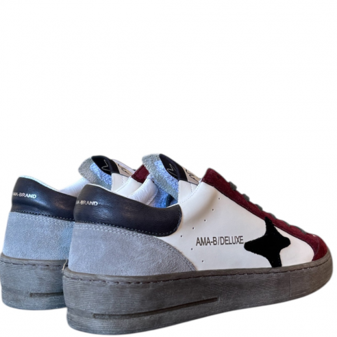 AMA BRAND 4351 SLAM BIANCO/BORDEAUX/GRIGIO