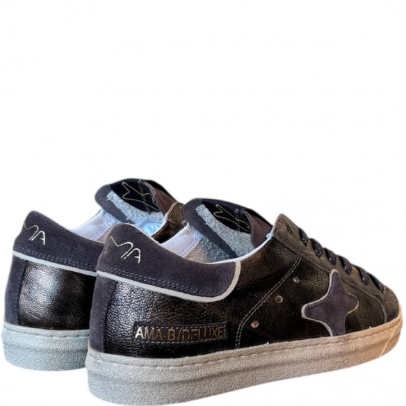 AMA BRAND 4306 SNEAK BRONZO/CAMOSCIO TDM