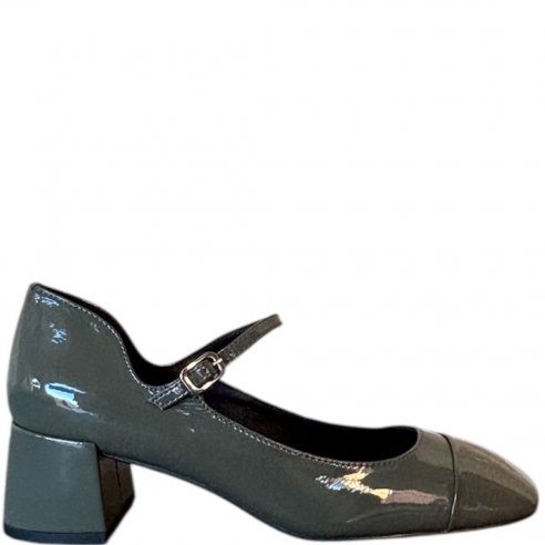 BIBI LOU 711Z21VK-I25 WRINKLED PATENT VERDE KAKI