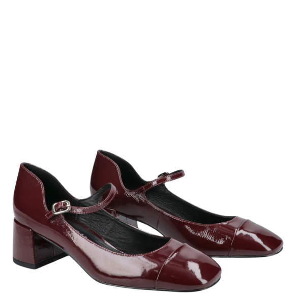 BIBI LOU 711Z21VK-I25 WRINKLED PATENT CARMIN