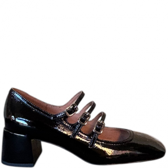 BIBI LOU 632Z21VK-I25 WRINKLED PATENT NERO