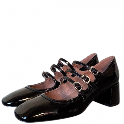 BIBI LOU 632Z21VK-I25 WRINKLED PATENT NERO