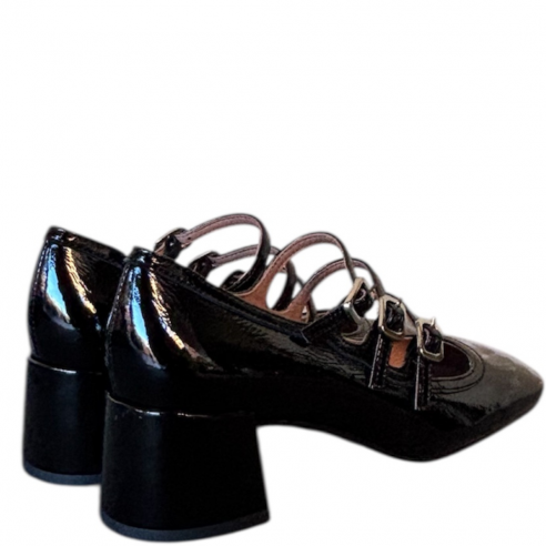 BIBI LOU 632Z21VK-I25 WRINKLED PATENT NERO