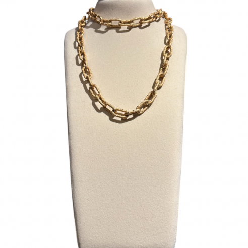 ALEVA' COLLANA NAXOS ORO OPACO 90CM