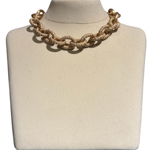 ALEVA' COLLANA PONZA ORO OPACO