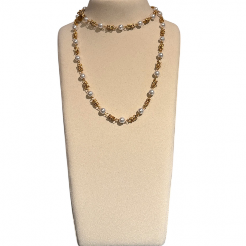 ALEVA' COLLANA CHANEL ORO