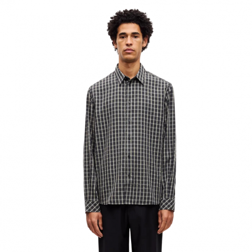 SAMSOE SAMSOE SARYAN BLACK OYSTER SHIRT