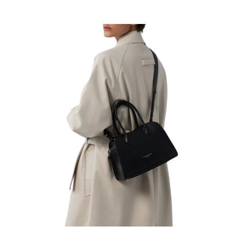 LANCASTER 531-120 NOIR HANDBAG SMALL DONNA HOPPER