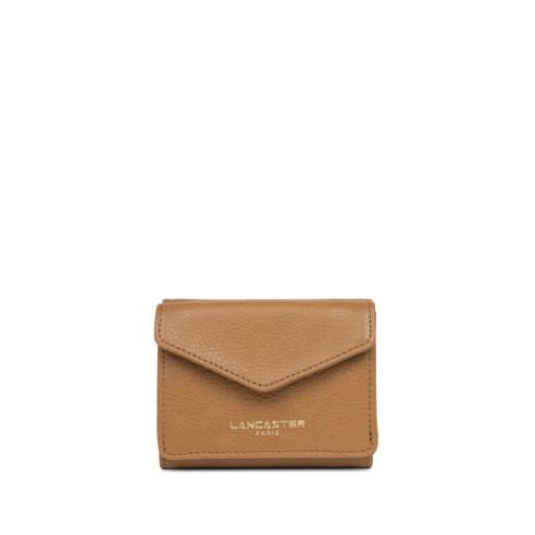 LANCASTER 129-24 CAMEL BACK TO BACK WALLET MINI DUNE