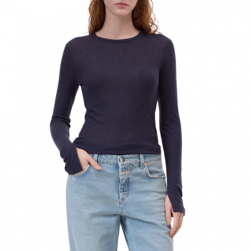 CLOSED T-SHIRT LONGSLEEVE DARK NIGHT