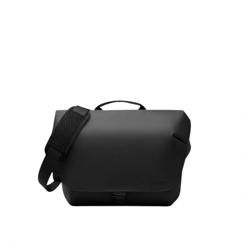 GASTON LUGA LIGHTWEIGHT DUOSEAL MESSENGER 14 BLACK