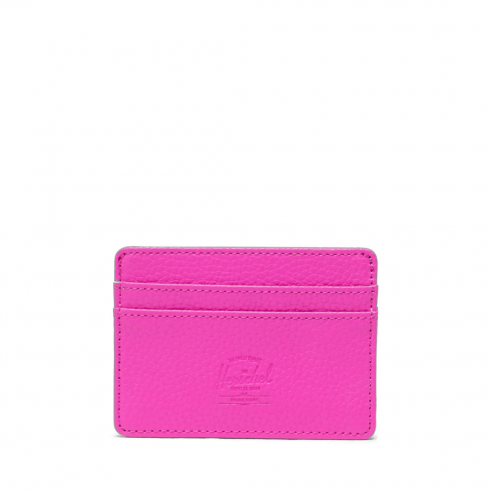 HERSCHEL CHARLIE ROSE VIOLET CARDHOLDER VEGAN LEATHER