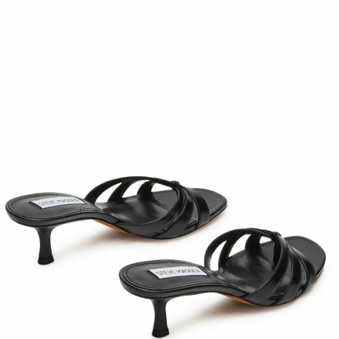 STEVE MADDEN CARY BLACK LEATHER