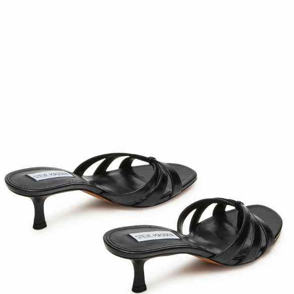 STEVE MADDEN CARY BLACK LEATHER