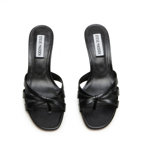 STEVE MADDEN CARY BLACK LEATHER