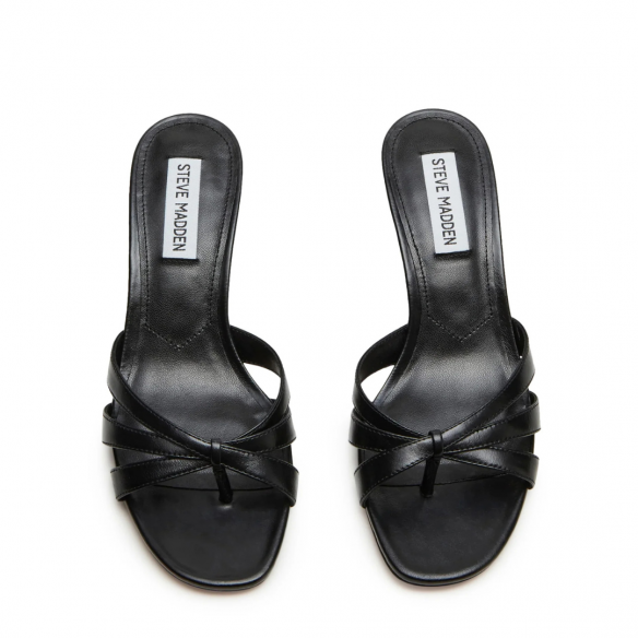 STEVE MADDEN CARY BLACK LEATHER