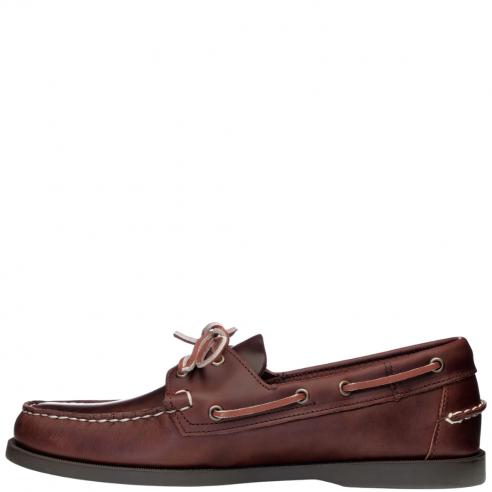 SEBAGO DOCKSIDES PORTLAND WAXED BROWN BROWN GUM