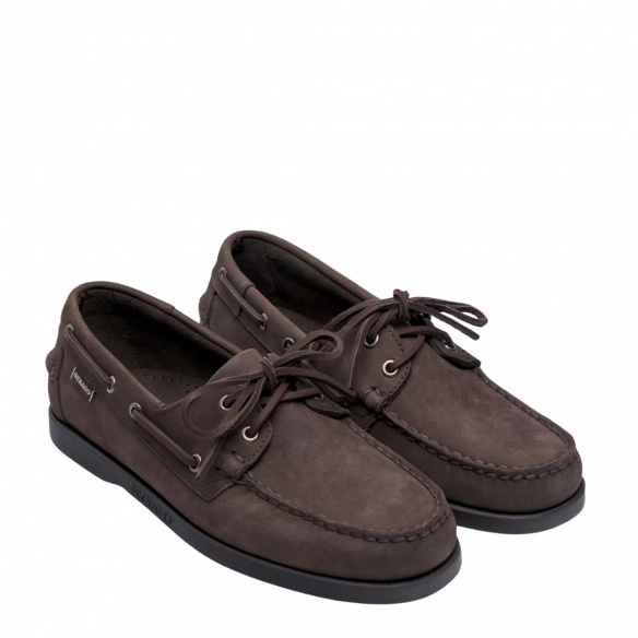 SEBAGO PORTLAND NABUCK TOTAL BROWN CHOCOLATE