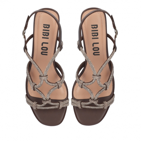 BIBI LOU 958Z00HG-D MARRON SANDALIAS TACON