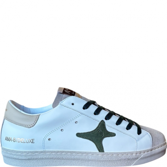 AMA BRAND 4513 SNEAKER WHITE VERDE