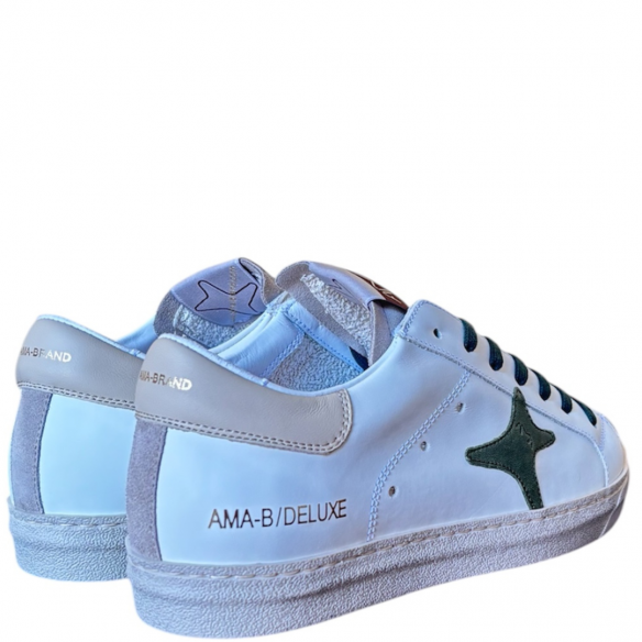 AMA BRAND 4513 SNEAKER WHITE VERDE
