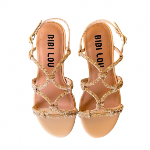 BIBI LOU 957Z00HG-D NUDE SANDALIAS PLANAS