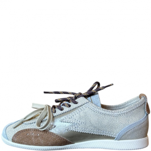 MOACONCEPT IK299 IKIGAI OFF WHITE CRACKLE COGNAC DETAIL... 2