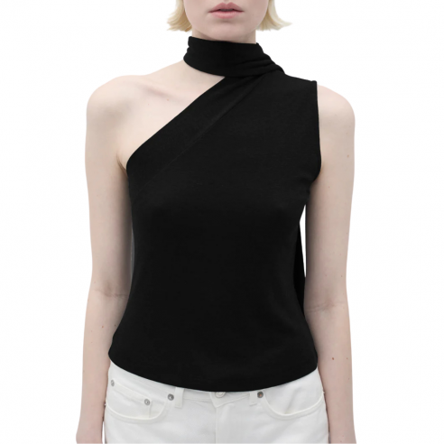 RITA ROW BEATRICE BLACK KNIT TOP