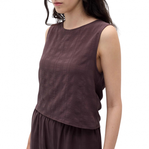 RITA ROW BISOU TOP BROWN