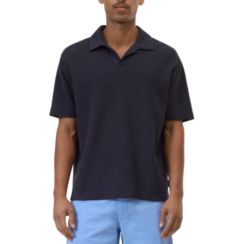 CLOSED SHORT SLEEVE POLO DARK NIGHT