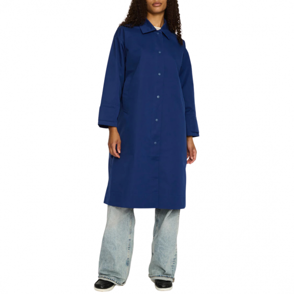 SELFHOOD 77347 DARK BLUE TRENCHCOAT