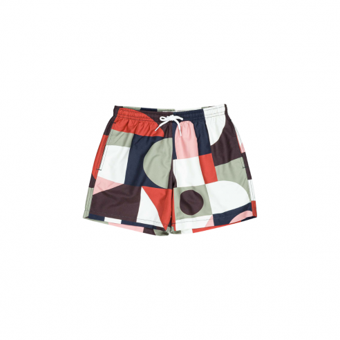 OLOW SWIM CUBISM MULTICOLORED