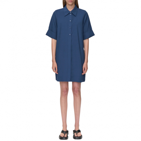 MINIMUM REJA INSIGNA BLUE SHIRT DRESS